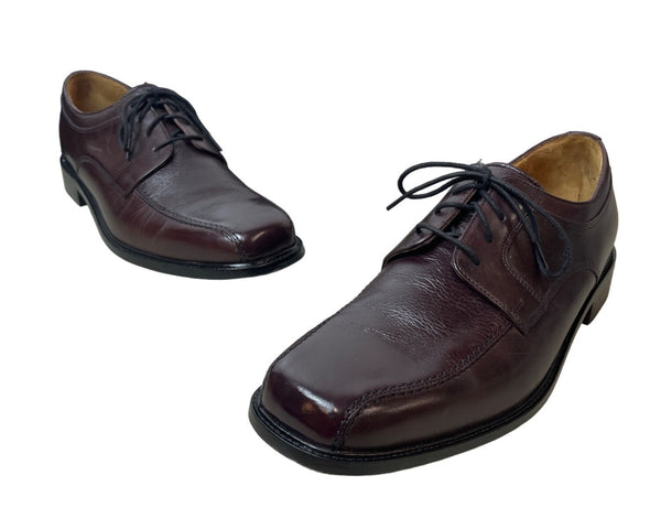 Bostonian Men's Burgundy Pollino Lace Up Shoes Sz 12M