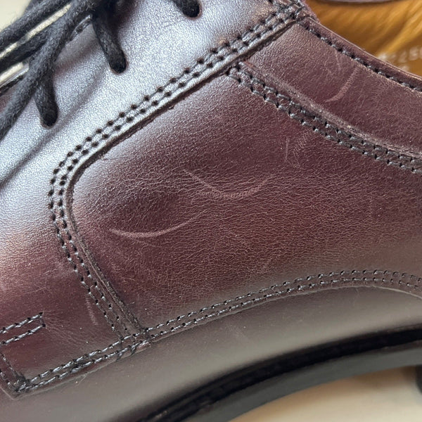 Bostonian Men's Burgundy Pollino Lace Up Shoes Sz 12M