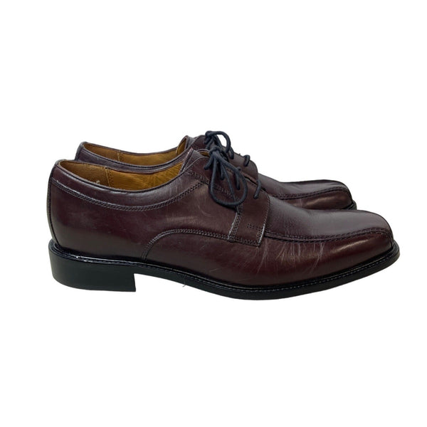 Bostonian Men's Burgundy Pollino Lace Up Shoes Sz 12M