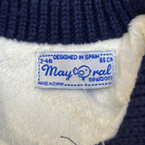 Mayoral Baby Boy Knit Toggle Cardigan Jacket Navy Blue Sz 2-4M