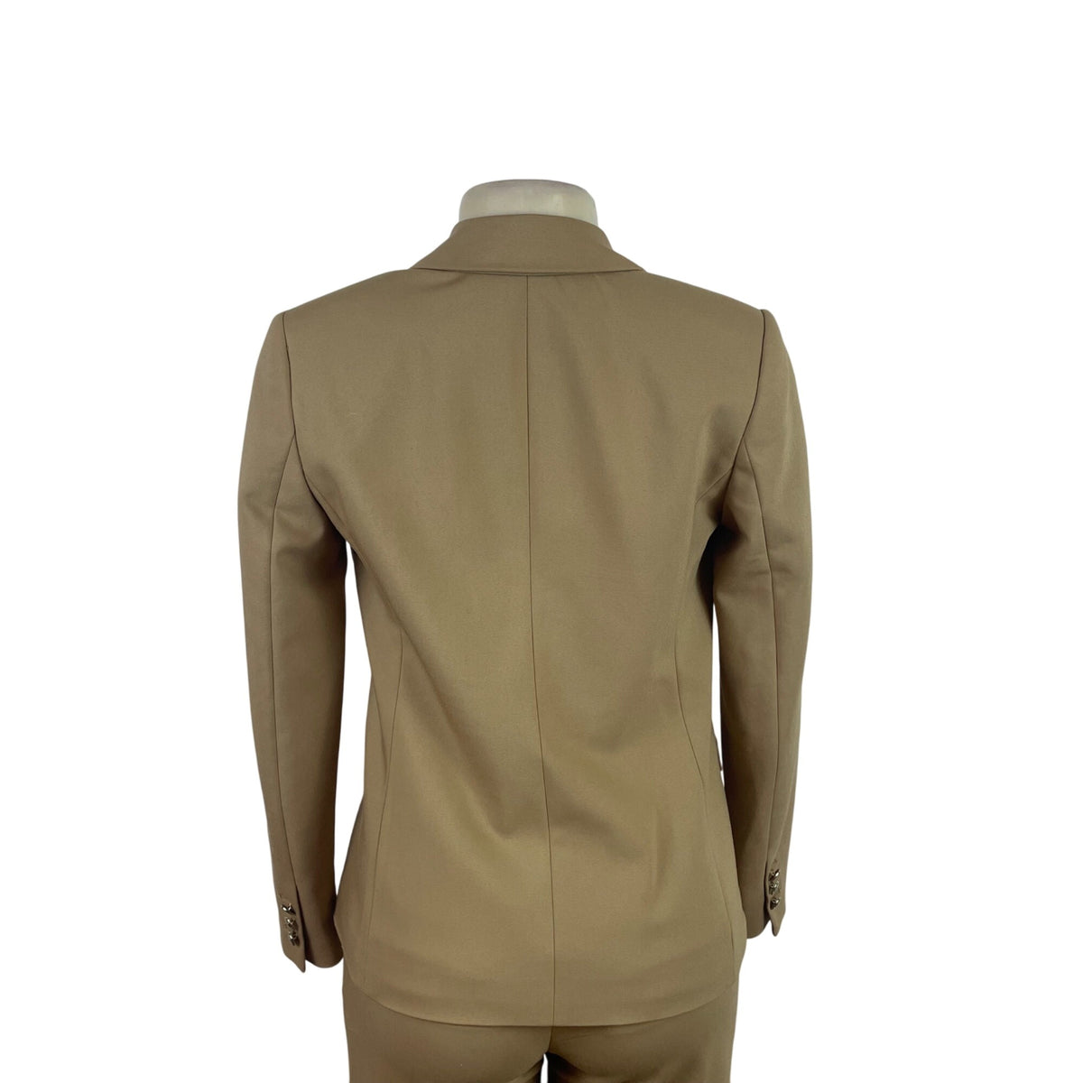 Michael kors Tan Womens Wide-Leg Pants & Double-Breasted Blazer Suit Set Sz M