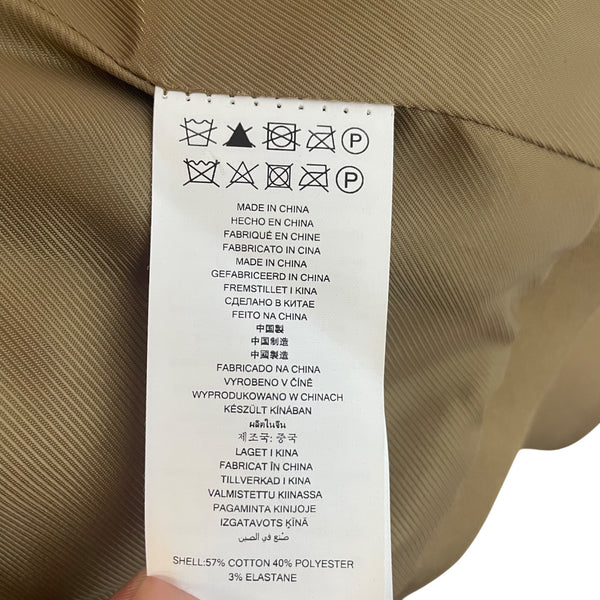 Michael kors Tan Womens Wide-Leg Pants & Double-Breasted Blazer Suit Set Sz M