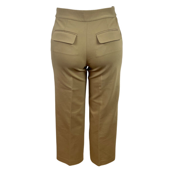 Michael kors Tan Womens Wide-Leg Pants & Double-Breasted Blazer Suit Set Sz M
