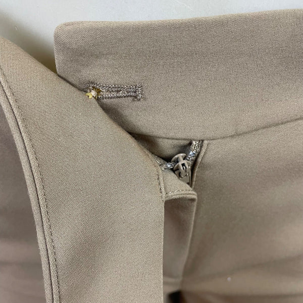 Michael kors Tan Womens Wide-Leg Pants & Double-Breasted Blazer Suit Set Sz M