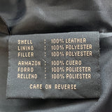 Siena Women's Black Leather Button Down Long Sleeve Jacket Sz 8