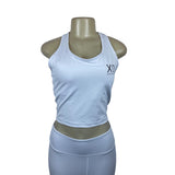 XO Women's White Activewear Yoga Gym Athletic Attire Outfit Set Sz L