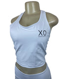 XO Women's White Activewear Yoga Gym Athletic Attire Outfit Set Sz L