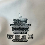 XO Women's White Activewear Yoga Gym Athletic Attire Outfit Set Sz L