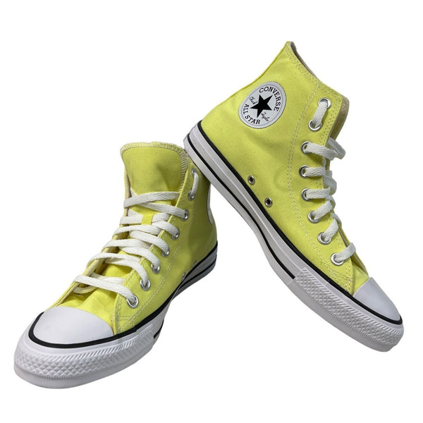 Converse All Stars Men Women High Top Yellow Sneakers Sz 7M - 9W - NWOB