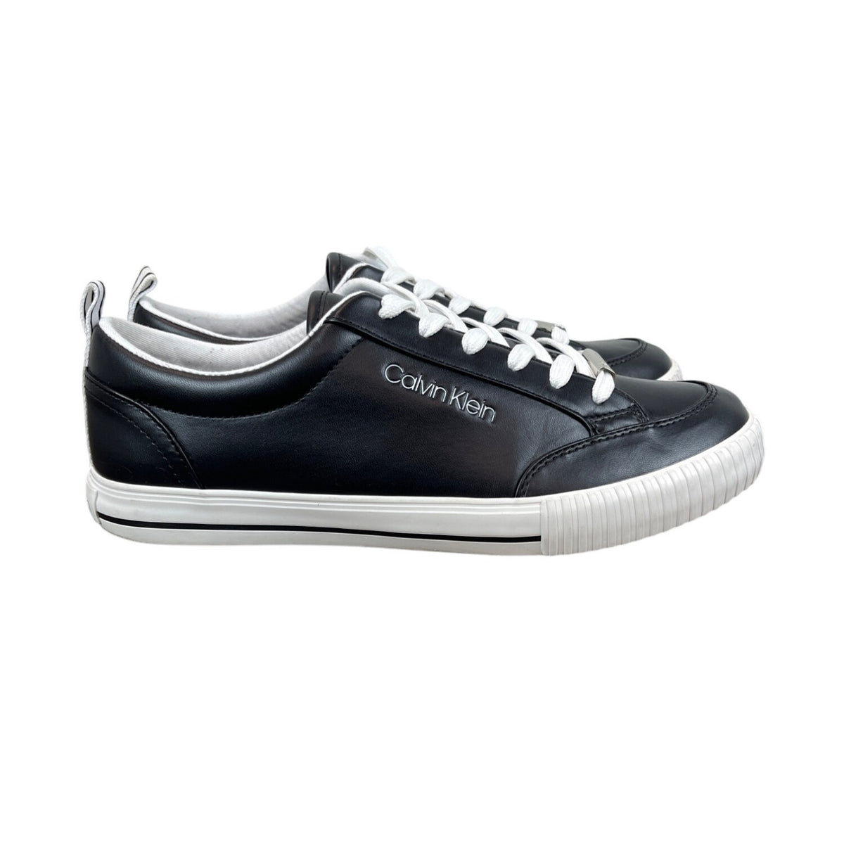 Calvin Klein Women’s Black & White KC Lumieer Sneakers Size 11 M