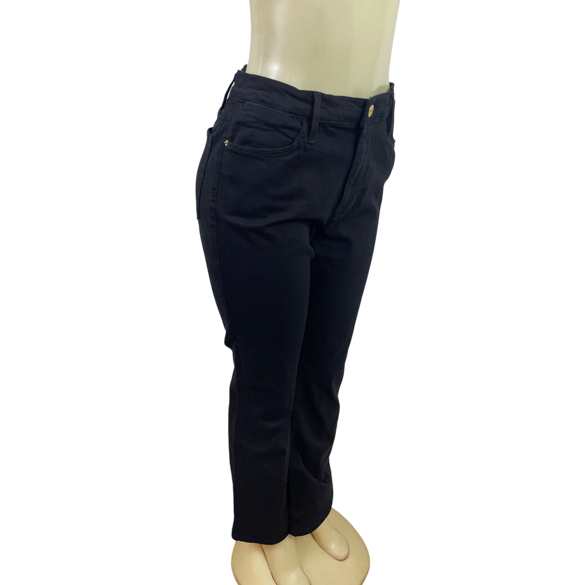 Frame Black Slim Straight Leg Jeans Womens Size 32