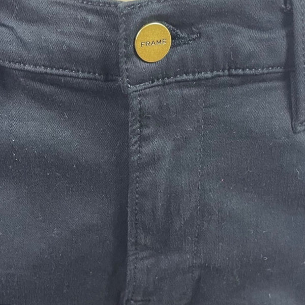 Frame Black Slim Straight Leg Jeans Womens Size 32