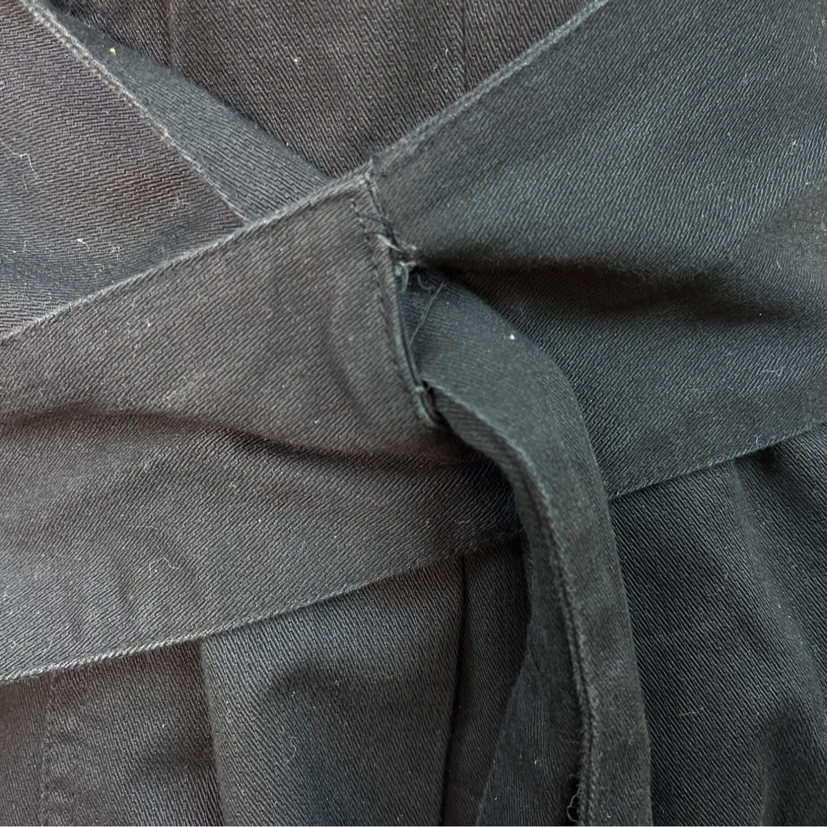 Suzanne Somers Women's Black Short Sleeve Button Up Trench Coat With Belt Size M