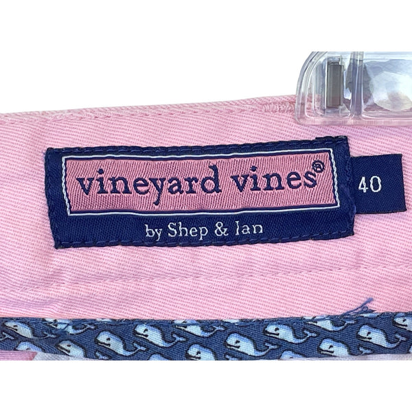 Vineyard Vines Mens Pink Cotton Dress Casual Shorts Size 40