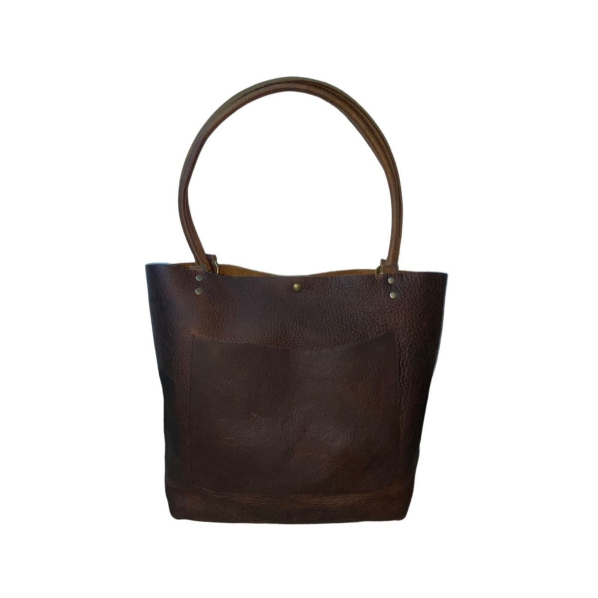 Vintage Jess Conti Women's Brown Leather Shoulder Bag Sz L