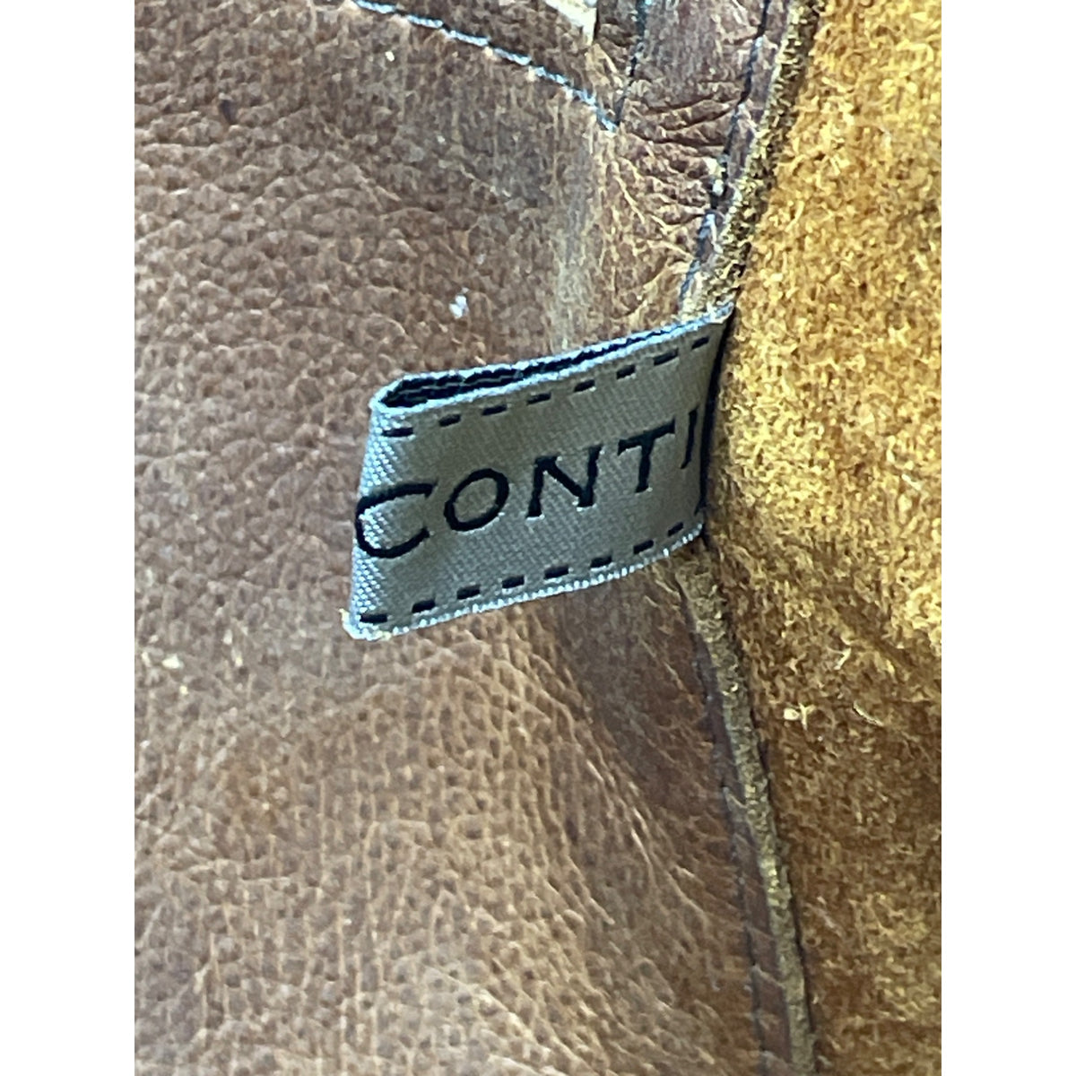 Vintage Jess Conti Women's Brown Leather Shoulder Bag Sz L