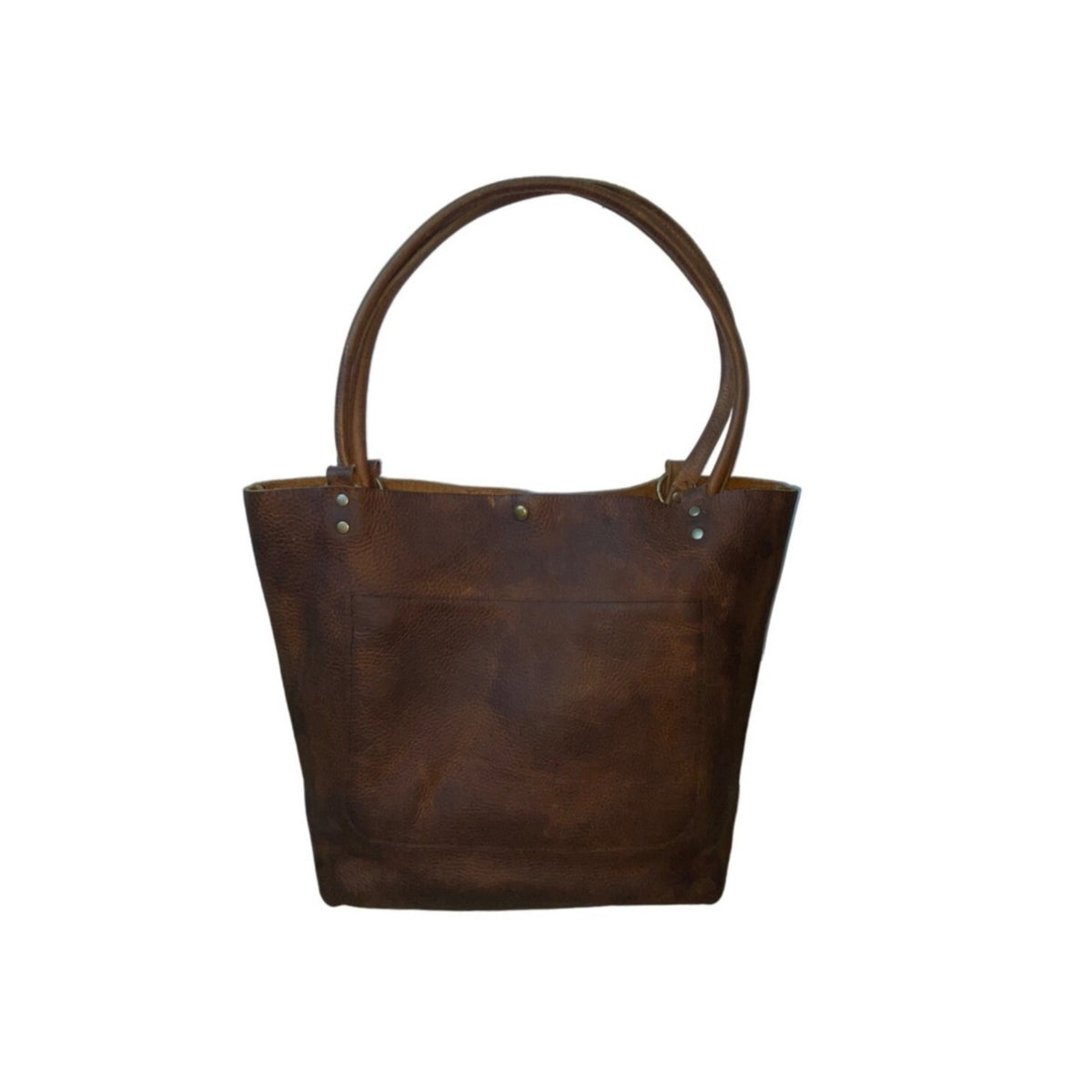 Vintage Jess Conti Women's Brown Leather Shoulder Bag Sz L