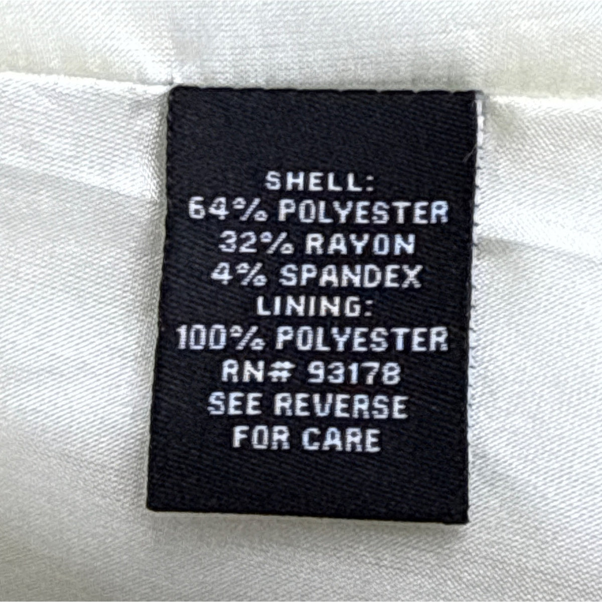 Premise Women's White Mid Length Button Up Coat With Pockets Size L