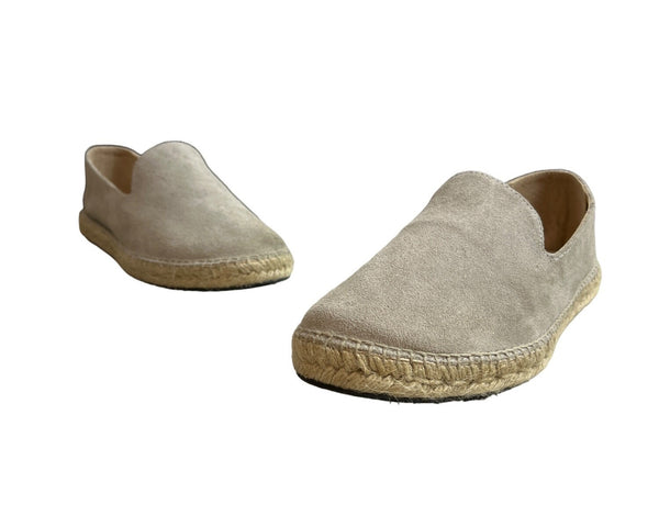 Viscata Barcelona Men's Light Grey Leather Flat Shoes Sz 42