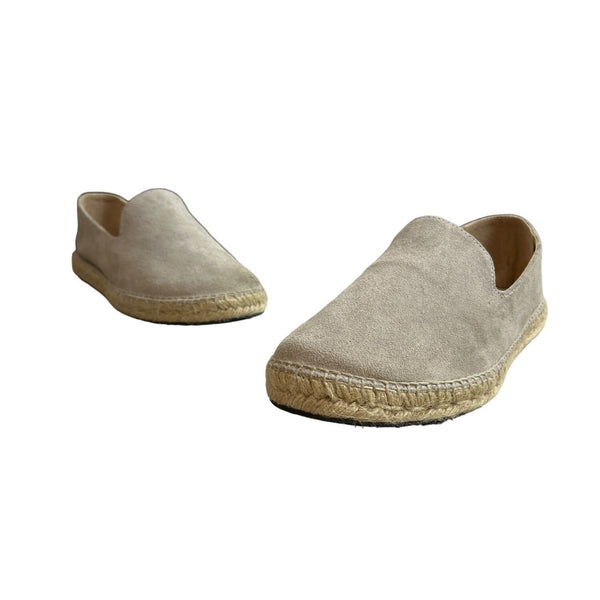 Viscata Barcelona Men's Light Grey Leather Flat Shoes Sz 42