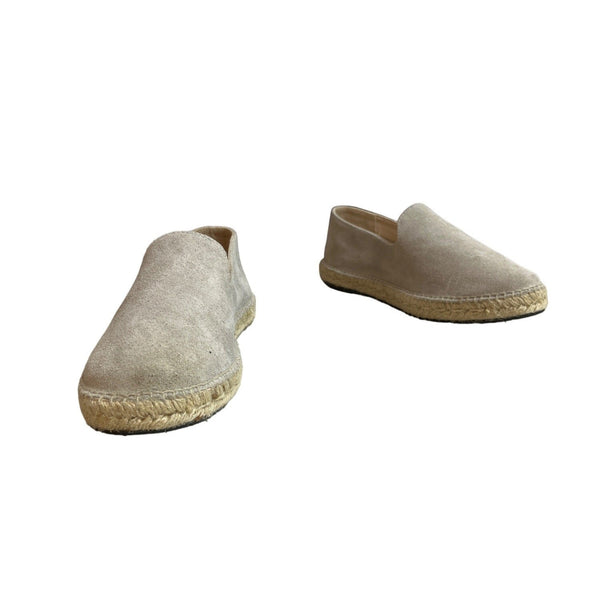 Viscata Barcelona Men's Light Grey Leather Flat Shoes Sz 42