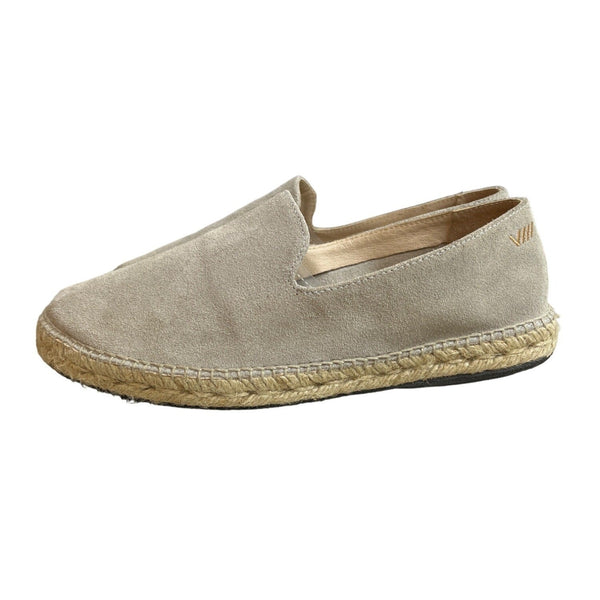 Viscata Barcelona Men's Light Grey Leather Flat Shoes Sz 42