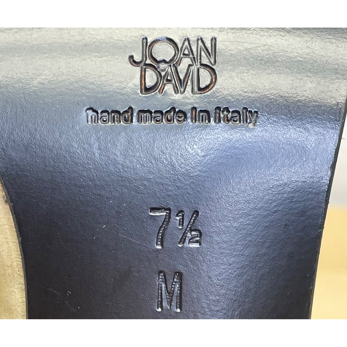 Joan & David Women’s Green Two-Tone Leather Ankle Strap Block Heel Pumps Sz 7.5M