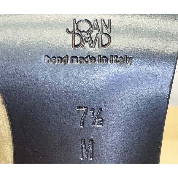 Joan & David Women’s Green Two-Tone Leather Ankle Strap Block Heel Pumps Sz 7.5M