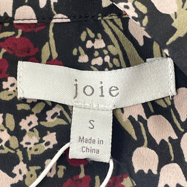 Joie Womens Multicolor Floral Print V-Neck Blouse Sz S - New