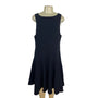 Emporio Armani Black Sleeveless Fit & Flare Dress Womens Size L - New