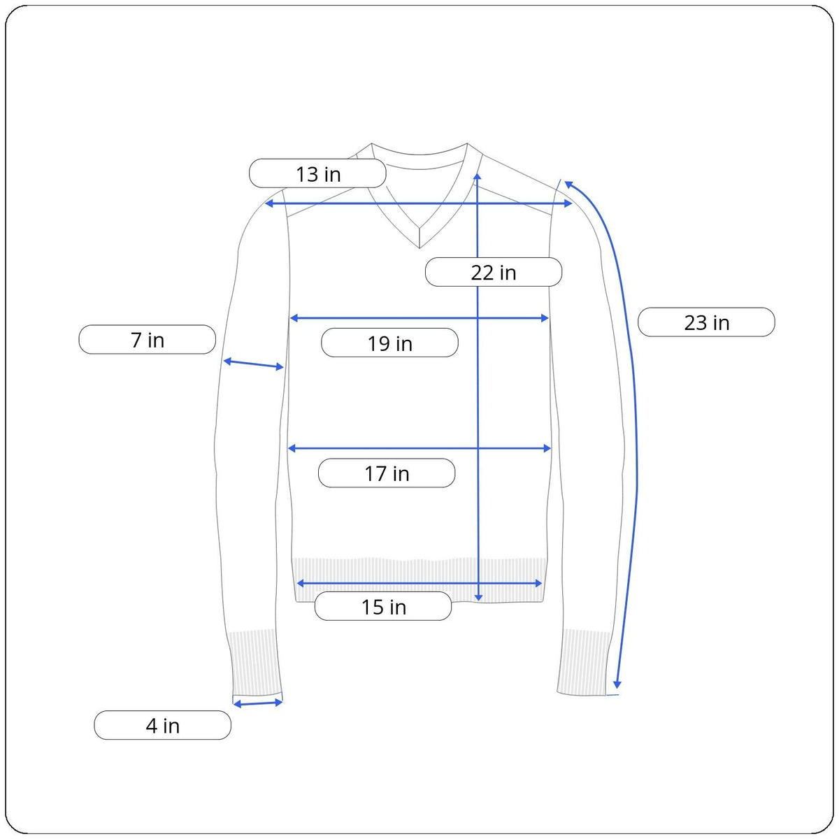 Anthropologie Women’s Orange V-Neck Sweater Knit Long Sleeve Size M