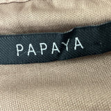 Papaya Mauve Spaghetti Strap Maxi Dress Deep V-Neckline Women's Size S