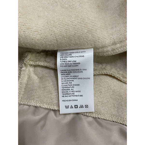NWT BDG Fluffy Zipper Casual Light Brown Men's Full Zip Polyester Jacket Size L