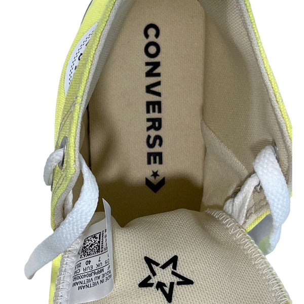 Converse All Stars Men Women High Top Yellow Sneakers Sz 7M - 9W - NWOB