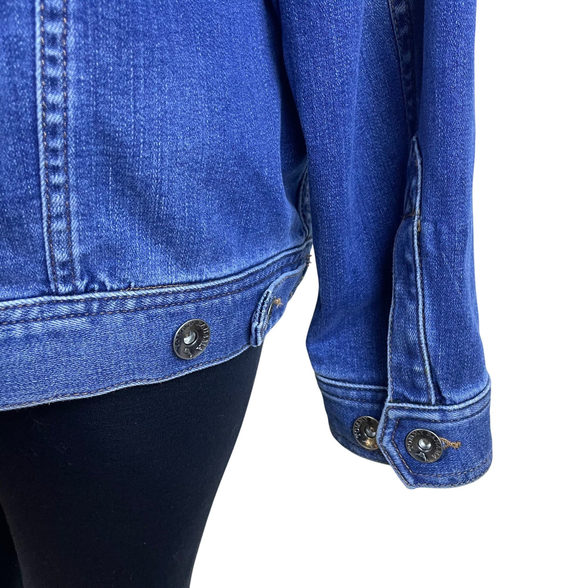 Tommy Bahama Denim Jacket Women’s Blue Button Front Long Sleeve Casual Sz XL