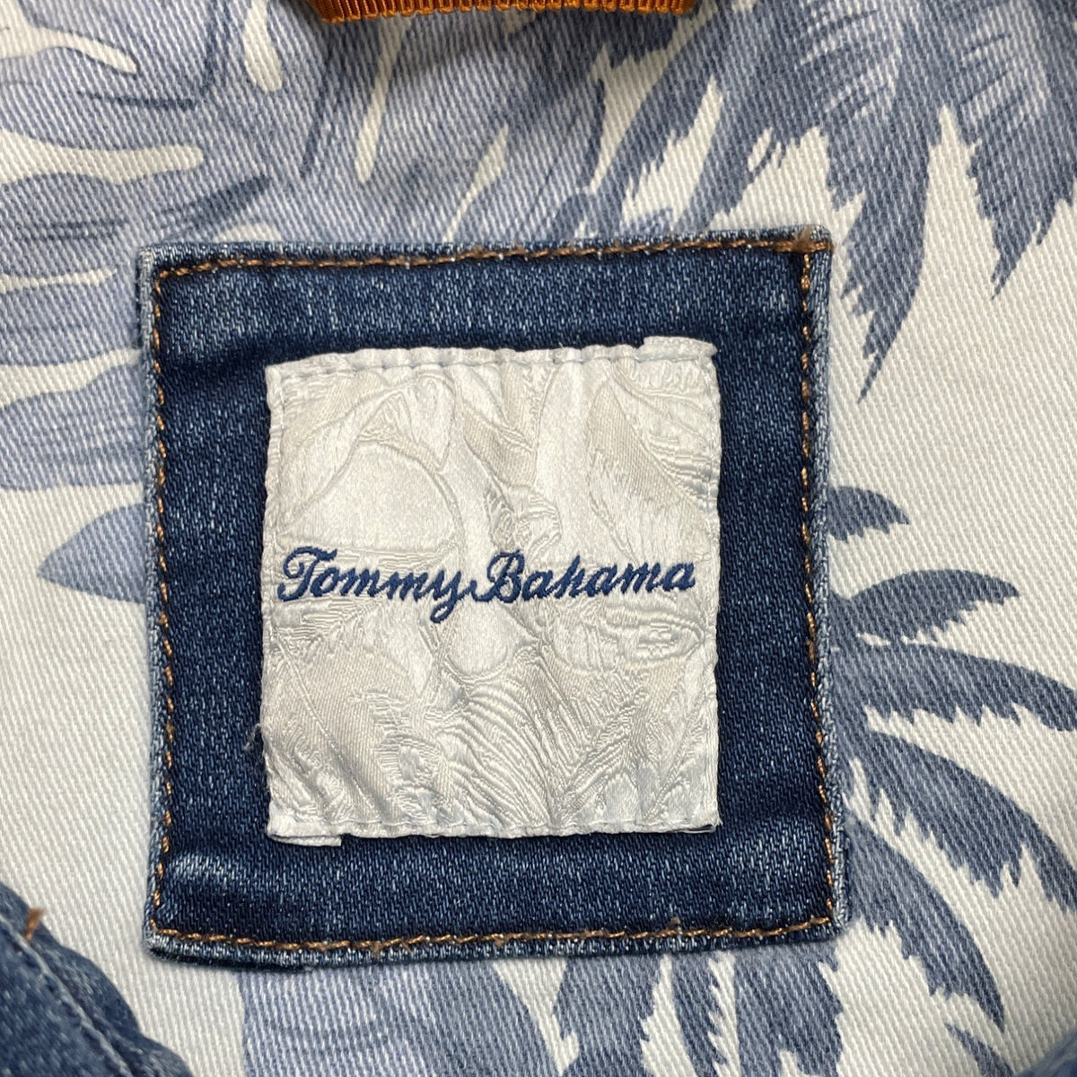 Tommy Bahama Denim Jacket Women’s Blue Button Front Long Sleeve Casual Sz XL