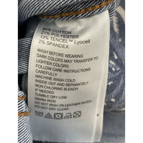 Tommy Bahama Denim Jacket Women’s Blue Button Front Long Sleeve Casual Sz XL