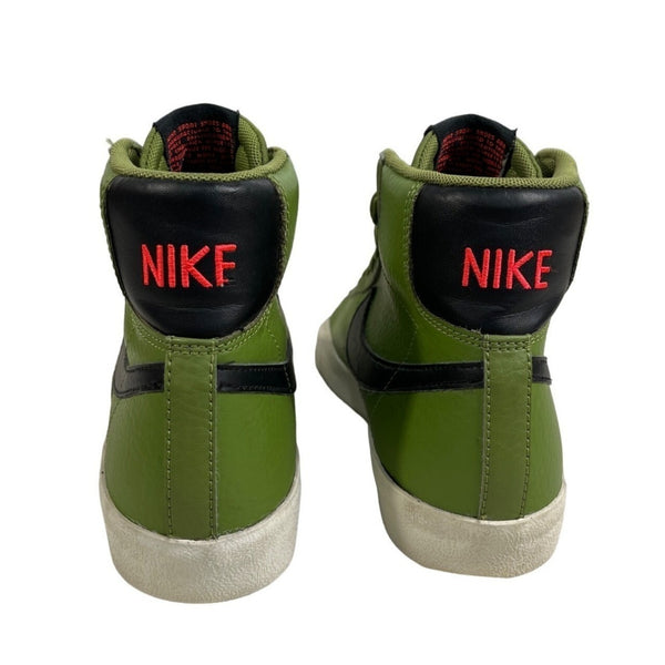 Nike Youth SB Blazer Asparagus Green Bright Crimson Venom Black Sz 6.5 Y