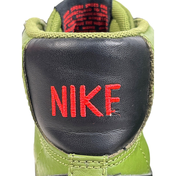 Nike Youth SB Blazer Asparagus Green Bright Crimson Venom Black Sz 6.5 Y