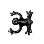 Vintage Sterling Silver Frog Brooch Pin Handmade Tarnished 925 Distinctive Mark