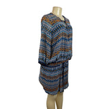 Stylus Women's Blue Blouson Drop Waist Dress Sz M - NWT
