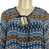 Stylus Women's Blue Blouson Drop Waist Dress Sz M - NWT