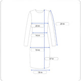 Stylus Women's Blue Blouson Drop Waist Dress Sz M - NWT