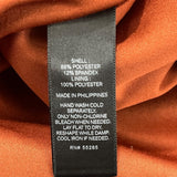 Express Womens Sleeveless Rust Suede-Look Mini Dress With Grommet Detail Size 6
