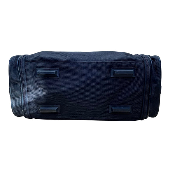 Metro XP Men’s Black Nylon Multi-Compartment Lock Secure Zip Travel Duffel Bag