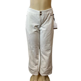 Calvin Klein Women's White Straight Pants Sz L - New