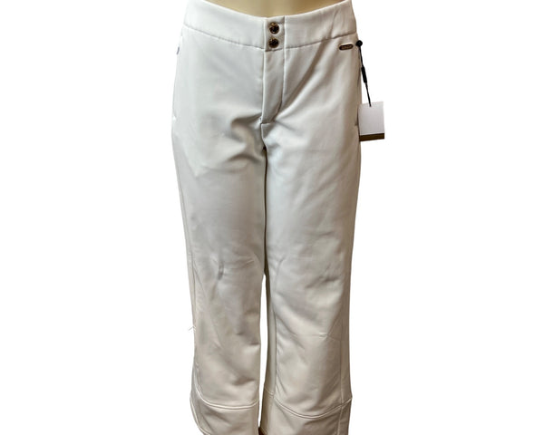 Calvin Klein Women's White Straight Pants Sz L - New
