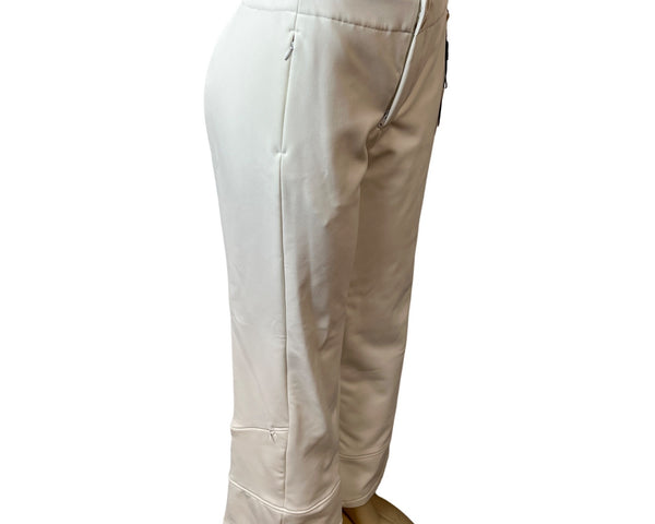 Calvin Klein Women's White Straight Pants Sz L - New