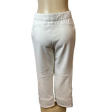 Calvin Klein Women's White Straight Pants Sz L - New