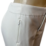 Calvin Klein Women's White Straight Pants Sz L - New